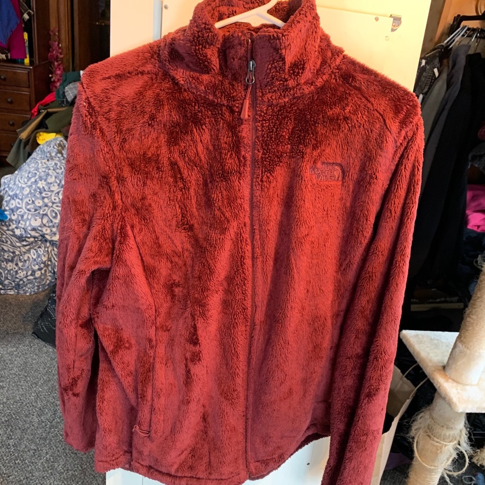 North Face Maroon Osito Jacket